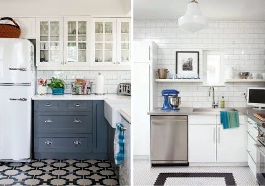 Kontrast pločice kuhinjskog poda