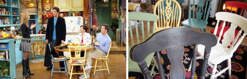 Stolice u kuhinji u TV seriji Prijatelji
