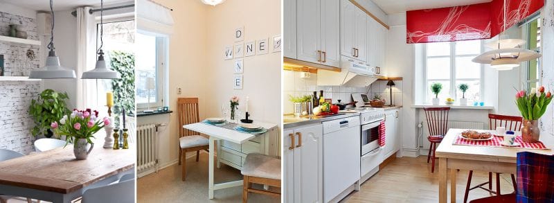 Hiasan tetingkap dapur gaya Scandinavia