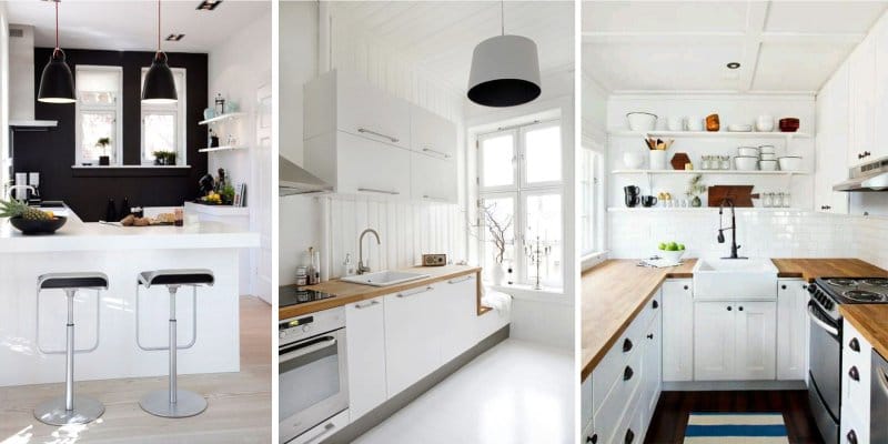 Skandinaviško stiliaus virtuvė