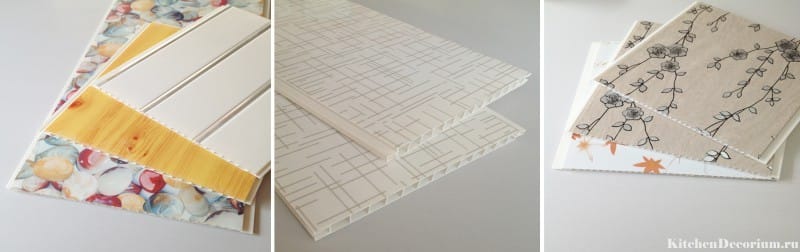 Patterned PVC panels