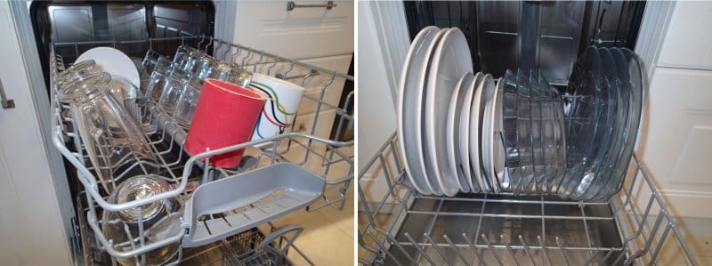 Disposition correcte de la vaisselle au lave-vaisselle