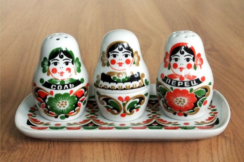 Dekor za kuhinju u stilu ruske zemlje