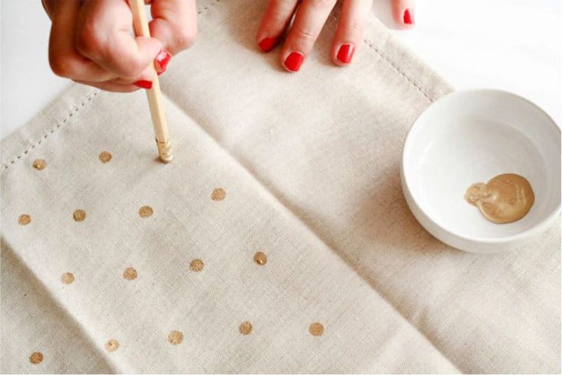 Kitchen towel decor with your own hands