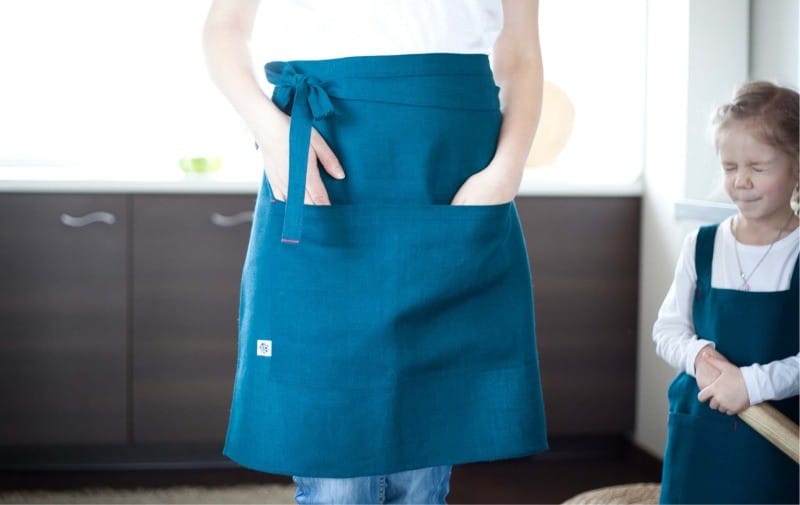 Same apron for mom and daughter