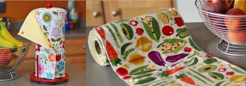 Kitchen towels in roll