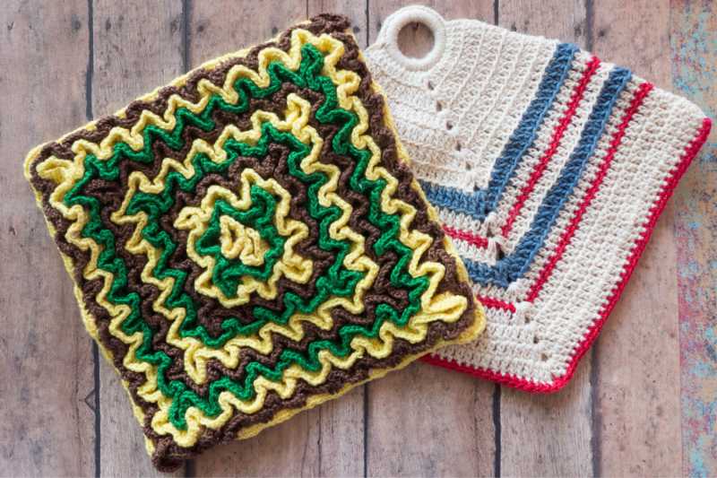 Manique tricotée