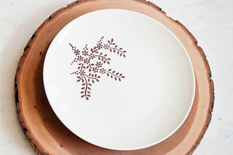 DIY malování talíře