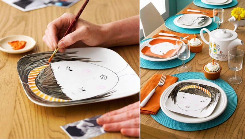 Painting plates