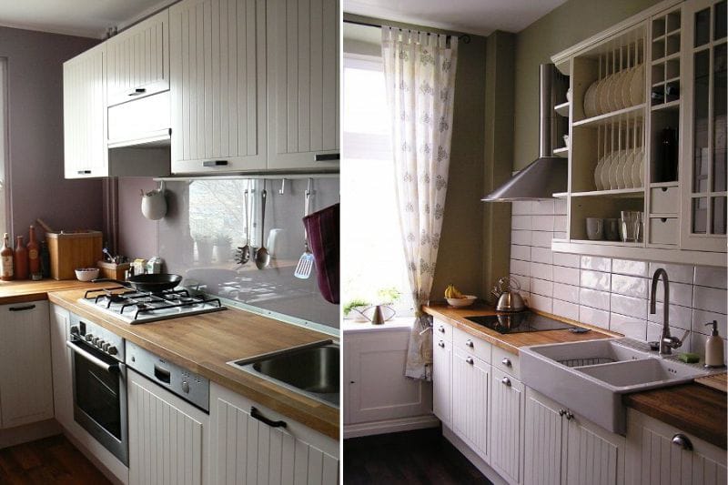 Ikea Faktum Stot virtuve lauku stila virtuves interjerā