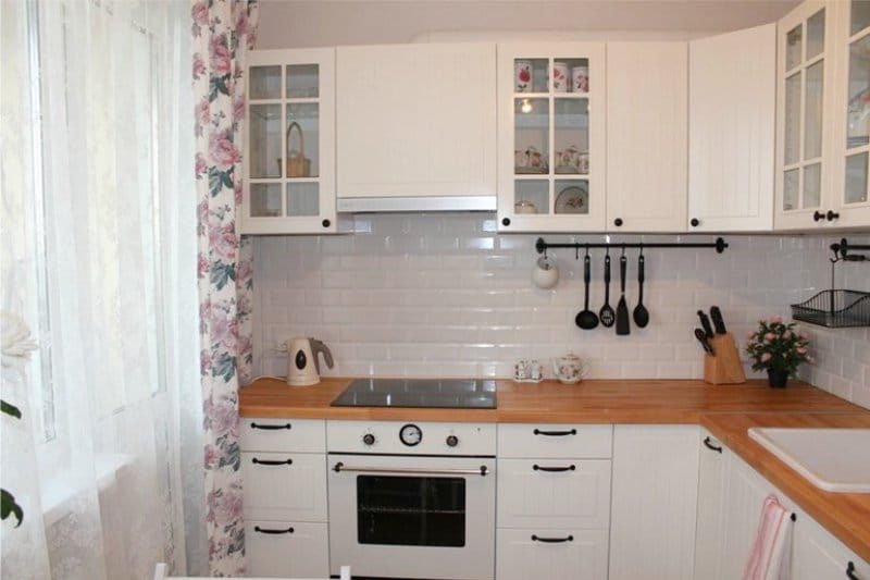Ikea Faktum Stot's Kitchen di dalam gaya dapur gaya Provence