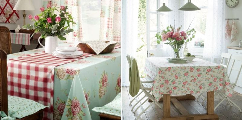 Flower tablecloths