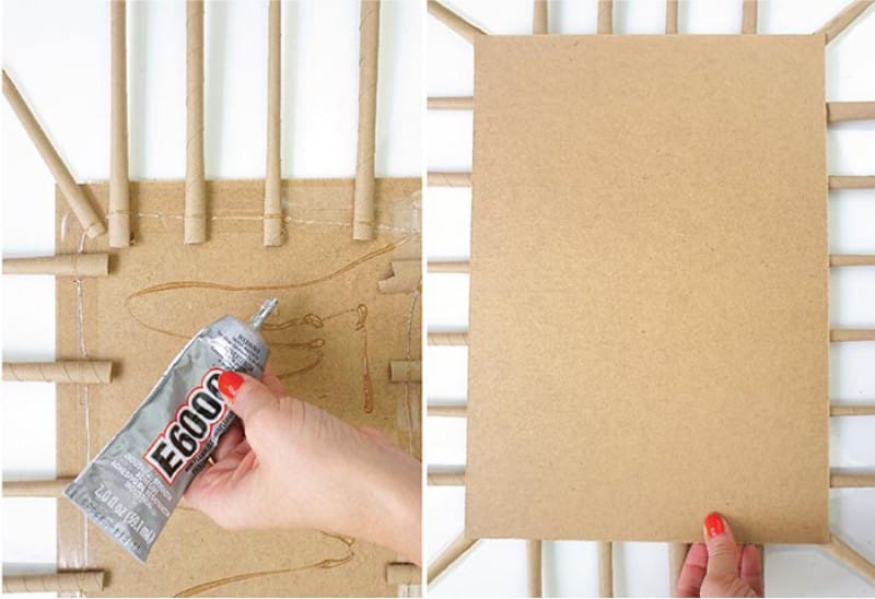 Comment faire un panier de papier - faire le cadre