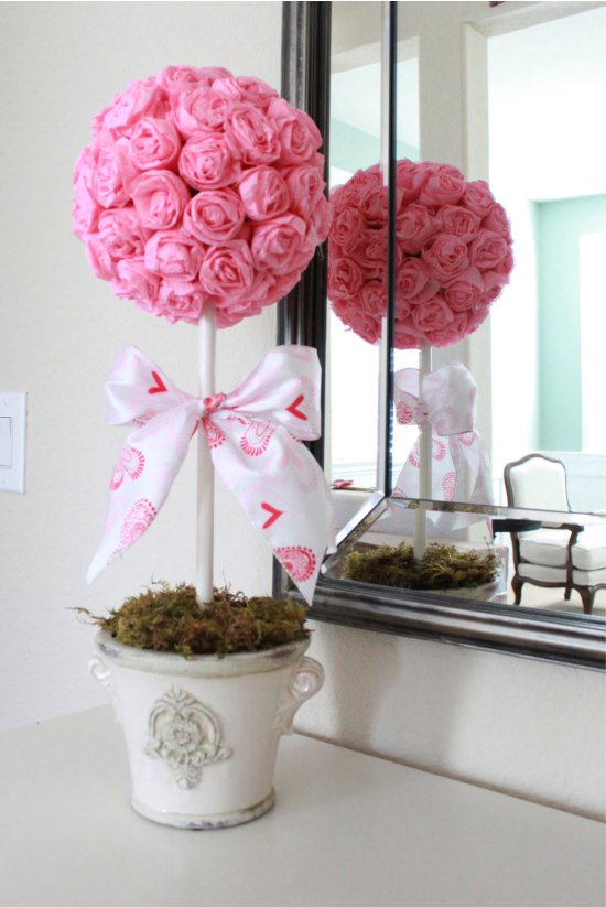 Paper Flower Topiary