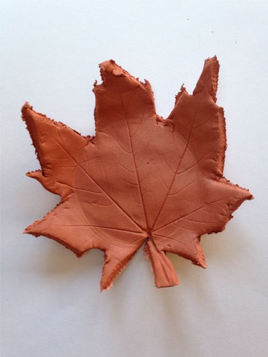 Autumn craft from plasticine