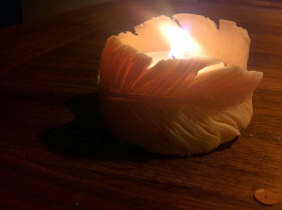 Kerzenhalter aus Fimo