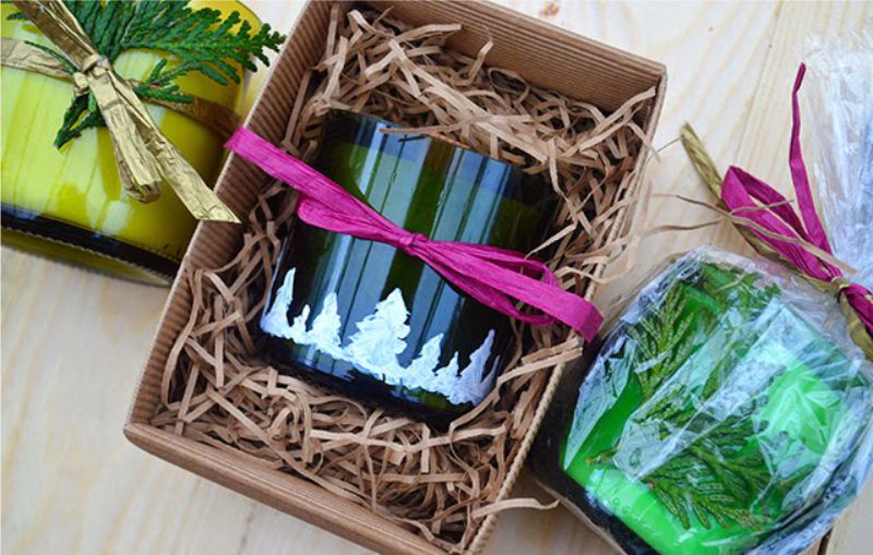 Gift Box Candle Holders