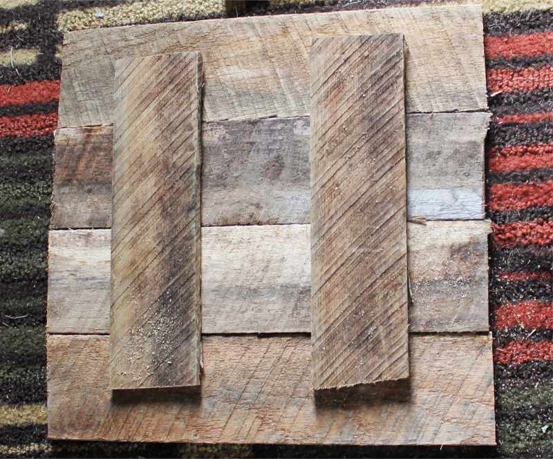 Paneel van houten planken