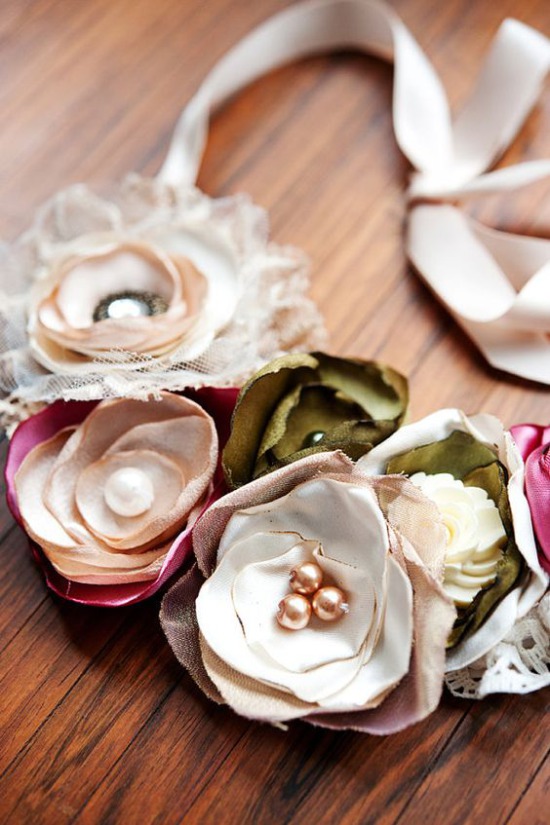 Hair Accessories with Ribbon Flowers