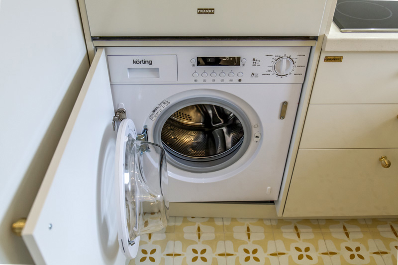 Máquina de lavar roupa embutida