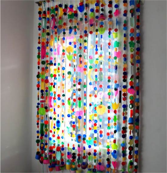 Plastic cover curtain