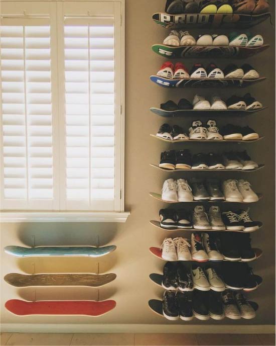 Skateboard Shelves Shoe