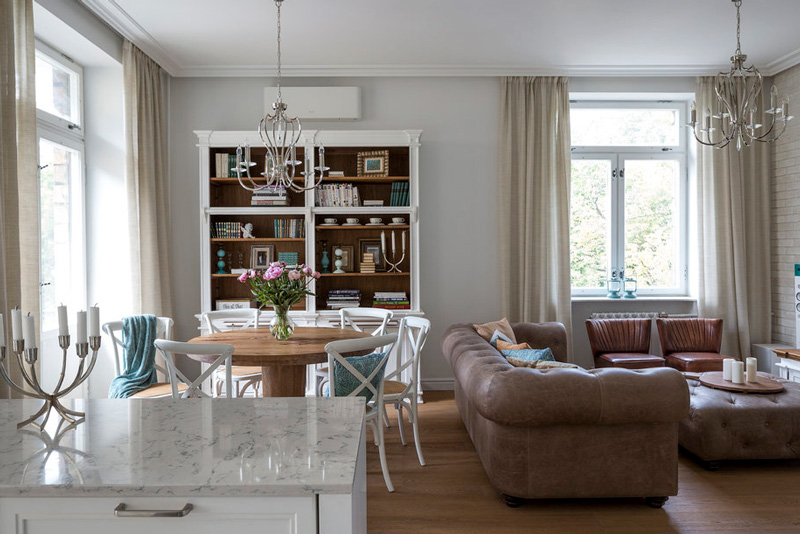 Interiér kuchyně - obývací pokoj