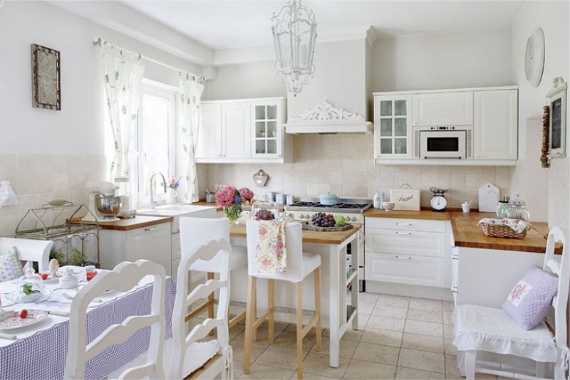 Provence-style kitchen