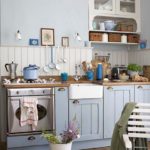 Modrá kuchyňa Provence